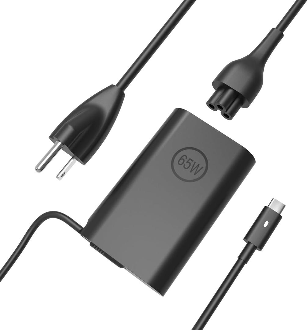 65W 60W USB Type C Laptop Charger Compatible with Dell Latitude 5540 5420 5530 5450 5430 7420 7430 7440 5550 5440 3540 5520 Computer AC Power Cord for Inspiron 14 7420 7425 XPS 13 65W 60W USB Type C Laptop Charger Compatible with Dell Latitude 5540 5420 5530 5450 5430 7420 7430 7440 5550 5440 3540 5520 Computer AC Power Cord for Inspiron 14 7420 7425 XPS 13