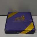 Farmhouse Oak 9" Lazy Susan Turntable Organizer for Cabinet, Round Wooden Lazy Susan Organization and Storage for Dining Table, Pantry, Kitchen, Countertop, Cupboard,Home Decor, Walnut Wood