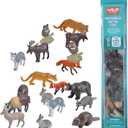 Wild Republic Wilderness Nature Tube, Woodland Animals, Forest Animal Figures, Kids Gifts, Educational Toys, 12-Pieces