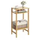 YUFAM Side Table End Table Tall Night Stand for Living Room Bedroom Bathroom Office Furniture Natural