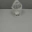 Hanging Birdcage Lantern, Metal Tealight Holder Vintage Decorative Hanging Candle Holder Lantern Centerpieces for Wedding Halloween Christmas Table Decoration