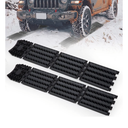 BUNKER INDUST Tire Traction Mats Foldable, Portable Recovery Track Boards for Off Road 4X4 Snow, Ice, Sand,Emergency Tire Devices for Cars, Trucks, Small SUVs,(2 Pack)