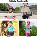 Bike Basket Front Kids,Bicycle Front Basket Handlebar Bag,Cute Kids Bike Baskets Fit Most Children Bicycles Scooters Balance Bikes,Convertible into a Shoulder Bag,Boys and Girls