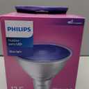Philips LED 90W PAR38 1-Pack Outdoor Blue Party (3000K) (13.5W = 90W) Flicker-Free Light Bulbs