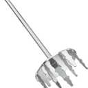 Onlyfire 4 Inch Pork Puller, Upgraded Ultra-Sharp Stainless Steel Meat Fork Meat Shredder Used with Standard Hand Drill for Beef, Chicken, Potato Masher and Tamale Meat