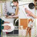 Chinoiserie Christmas Kitchen Towels, Pink Bow Coquette Christmas Tree Dish Towels for Kitchen Bathroom, Pink Christmas Hand Towels for Bathroom Kitchen, Grandmillennial Decor,Set of 4,16x24 Inches