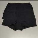 Cotton Boyshort Underwear for Women Cotton Boxer Briefs for Women Underwear Shorts 4 Pack Black X-Large 2" Inseam (Black, XL)