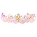 4 x AOPRIE Tiara and Crown for Women Girls Mermaid Headband for Women Girls Princess Halloween Party Event Supllies Favors Pink, 1 Pack