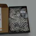 Grommet Tool Kit, Eyelet Tool Multi-Purpose Handheld Manual Hole Punch Rivet Press Plier Crimper 3 Interchangeable Dies with 900 Set 7/32" 5/16" 3/8" Metal Grommets Washers