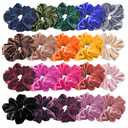 J-MEE 20 Pcs Hair Scrunchies Velvet Elastic Hair Bands Scrunchy Hair Ties Ropes Scrunchies for Women or Girls Hair Accessories