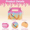 24 Pcs Ice Cream Drip Baseball Birthday Party Supplies Baseball Ice Cream Drip Party Treat Boxes Sport Theme Gift Box Summer Decorations for Team Gift Sport Birthday Baby Shower Parties Favors