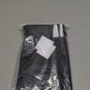 Leather Look Couch Arm Covers Set of 2 Armrest Covers for Sofa Chair Arm Protectors Stretch Armchair Slipcovers with Pockets Washable Spandex Fabric (Medium, Black)