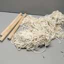 large macrame wall hanging - Boho Tapestry Macrame Wall Decor Art- Chic Bohemian Handmade Woven Tapestry Home Decoration for Bedroom Living Room Apartment Wedding Party - 43"x32" (Beige-fringe)