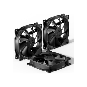 uphere 3-Pack PWM 4PIN Long Life Computer Case Fan 120mm Cooling Case Fan for Computer Cases Cooling,12BK4-3