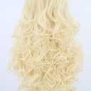Topcosplay Women's Wig Blonde Long Curly Beehive Wig Big Hair Wigs Halloween Costume Accessory Drag Queen Wig