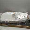 Papablic Wipeable Baby Changing Pad with Removable Safety Strap, Easy to Clean & Non-Slip Waterproof, Changing Pad for Dresser,Bed (Grey)