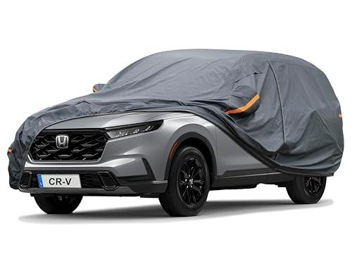 GUNHYI Premium Car Cover Custom Fit Honda CRV CR-V (1995-2025), 16 Layers Heavy Duty Car Cover Waterproof All Weather with Zipper Door for Sun Rain Snow Dust Uv Protection