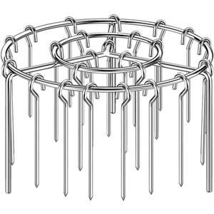 24 Skewers Air Fryer Grill,Stainless Steel Barbecue Rack, Air Fryer Round Hanging Vertical Meat Skewers