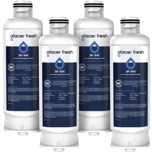 GLACIER FRESH Replacement for DA97-17376B Refrigerator Water Filters, HAF-QIN, HAF-QIN/EXP, DA97-08006C, RF23M8070SG, RF23M8070SR, RF23M8090SG, RF23M8090SR, RF23M8570SR, RF23M8590SG (4 Pack)