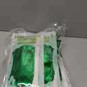 4 Pack Green Streamers, 3.28 FT x 7.05 FT Birthday Tinsel Backdrop, Metallic Foil Fringe Curtains Photo Booth Backdrop, Green Jungle Theme Decorations Birthday Decor