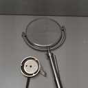 Allied Brass Soho 8-in x 15-in Satin Chrome Double-Sided Magnifying Wall-Mounted Vanity Mirror
