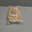 2 Pcs 24 Feet Christmas Wooden Bead Garland - Farmhouse Boho Xmas Tree Decor - Rustic Vintage Boho for Christmas Decoration Supply