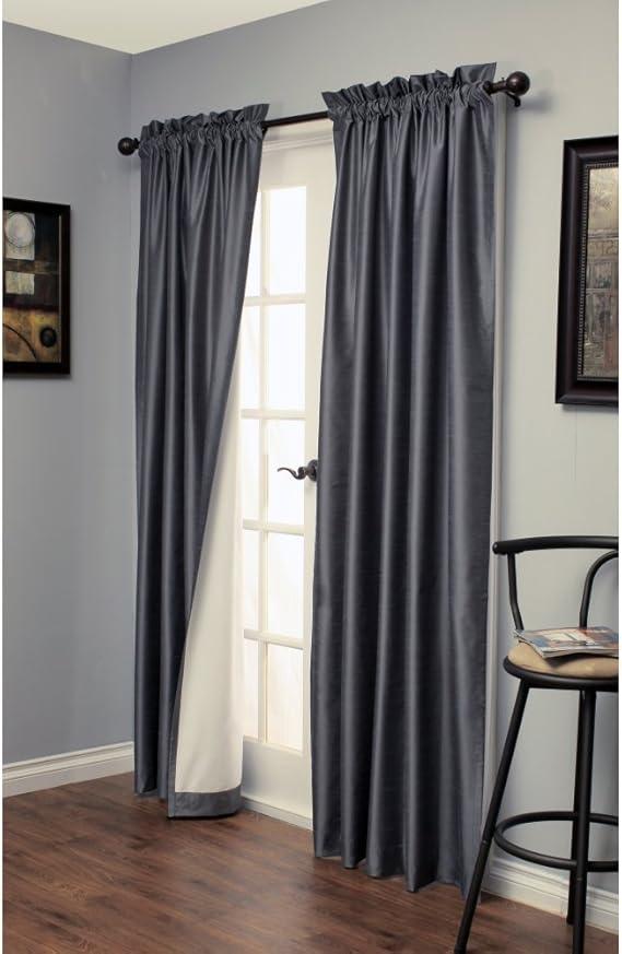 DOM Grey MV Shangrila Rod Pocket Panel 52x84