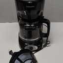 Mueller 12-Cup Drip Coffee Maker - Borosilicate Carafe, Auto-Off, Reusable Filter, Anti-Drip, Keep-Warm Function, Clear Water Level Window Coffee Machine, Kitchen Essentials & Accessories (Black)