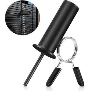 Lasnten 1 Pcs Weight Stack Pin Extender Gym Pin with Spring Clip Collar for 2 Inch Weight Plate Cable Strength Exercise Machine Gym Training Home Fitness Equipment (Black)