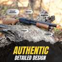 Liberty Imports Kids Toy Pump Action Shotgun Hunting Rifle with Ejecting Shells - Realistic Electronic Gun Sounds (30-Inches)
