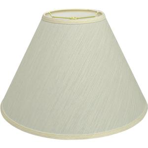 Aspen Creative 32771A Transitional Hardback Empire Shaped Spider Construction Lamp Shade in Eggshell, 18" wide (7" x 18" x 12 1/2")