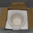 African Violet Pots Self Watering  6.5W x 4.6H Ceramic Self Watering Pots for Indoor Plants with Glazed White Outer Pot & Absorbent Inner Pot for Easy Plant Care