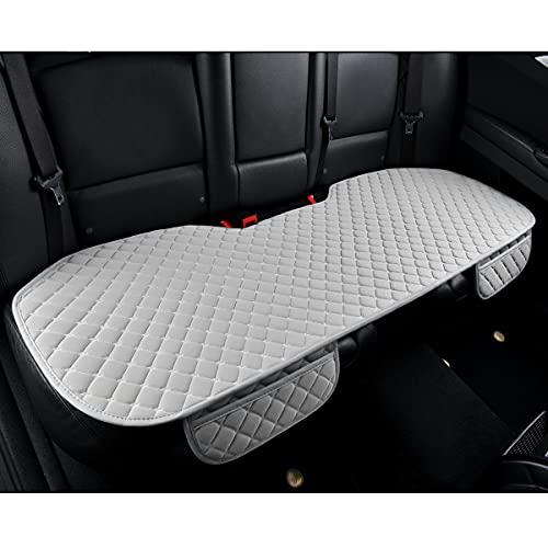 BerSzero Car Seat Covers Gray Universal Car Seat Cushion, Rear Bench Seat Protective Mat pad for Car Truck SUV and Baby Skin-Friendly (Gray-Rear)