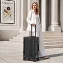 20" Aluminum Frame Carry-On with Front Pocket & USB Port