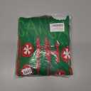 ANGELGGH Onesie Christmas Family Matching Pajamas Adult Couples Men PJs Hooded Women Novelty One-piece Sleepwear (Green)