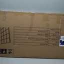Grid Wall Commercial Grade Gridwall Panels – Heavy Duty Grid Panel for Any Retail Display Wall Grid 2' Width x 4' Height, Black (Pack of 3)