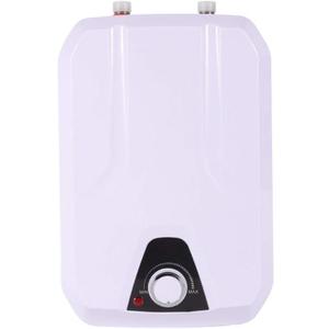 Portable Instant Hot Water Heater 110V 1500W Electric Tankless Water Heater on Demand Shower Instant Kitchen Bathroom Electric Mini-Tank Hot Water Heater(White)
