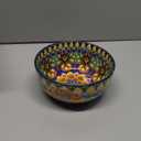 Ceramic Cereal Bowls Set of 6, 28 oz Bohemian Soup Bowl, Colorful Bowls Set for Kitchen, Dessert Bowls for Salad, Pasta, Oatmeal, Ramen, Oatmeal, Fruit, Dishwasher & Microwave Safe