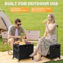 SUNALLY Folding Utility Cart Portable Rolling Crate Handcart Shopping Trolley 344