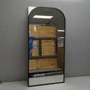 Bathroom Mirror, 18x36 inch Black Rectangle Wall Mounted Mirror with Thin Frame, Bathroom Vanity Mirrors for Over Sink, Entryway, Living Room, Bedroom