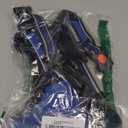 rabbitgoo Dog Harness Medium Sized, No Pull Pet Harness with 3 Buckles, Adjustable Soft Padded Vest with Control Handle, Walking Reflective Pet Vest for Medium Dogs, Blue, M