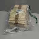 WISYOK 1000 Pcs Wooden Popsicle Sticks for Crafts, 4.5 Inch Wooden Craft Sticks, Wide Lollipop Sticks, Treat Sticks Ice Pop Sticks for Home Art Projects