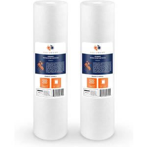 Aquaboon 5 Micron 20 x 4.5 Whole House Sediment Filter Cartridge 20 inch Water Filter Replacement Compatible with DGD-5005-20, FP25B, AP810-2, 2-Pack