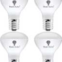 4 Pack R14 LED Bulb 4W E17 Base Mini Reflector Floodlight Light Bulb Dimmable 2700K Warm White - 40W Equivalent - e17 LED Bulb Dimmable E17 Intermediate Base Mini Light Bulbs, Curio Cabinet Light Bulb