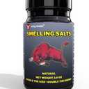Smelling Salts Ammonia Inhalant Salts Strong Wake Up Long Lasting Enhanced Pre-Activated Potent Smelling Salt for Athletes in Hockey, Weightlifting and Powerlifting 2 OZ