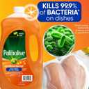 Ultra Palmolive Antibacterial Dishwashing Liquid Dish Soap Refill 102 Fl. Oz. Kills 99.9% of Bacteria, bundled with Heavy Duty Scotch Brite Sponge