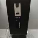 simplehuman 40 Liter / 10.6 Gallon Slim Kitchen Step Trash Can With Secure Slide Lock, Black Plastic