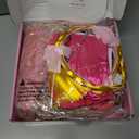 Meland Princess Dresses for Girls - Light Up Princess Dress Up for 3-10 Year Old, Costume for Girls Halloween Birthday (5-6 Years, Red)