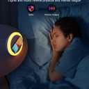 Swarmir Bluetooth Speaker with Lights, Wireless Charging Speaker, Best Birthday Gift Ideas Teenage,Applicable for Bedroom/Teen Girl Gifts