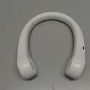 CIVPOWER Neck Fan: Portable Personal Neck Cooling Rechargeable Bladeless Fan - Hands Free 3 Speed 4000 mAh Battery USB Operated Wearable Headphone Design - Gift for Men Women Outdoor (White)